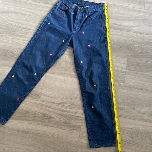 Lazy Oaf Rainbow Dotted Jeans - Picture 2 of 9